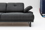 Atelier Del Sofa Sofá Cama 2 Plazas Anthracite 199x99x83 cm Comodidad Estilo Funcionalidad